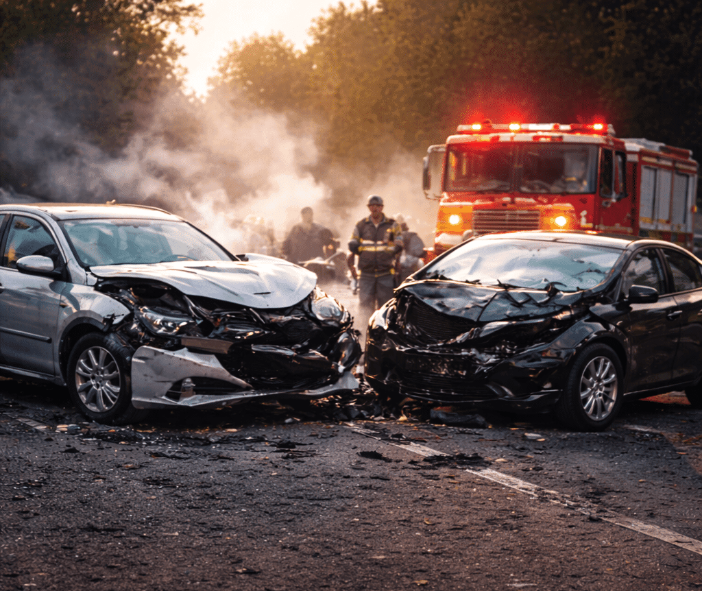 Car crashed